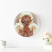 エンジェル ラージ壁時計 (ホーム)