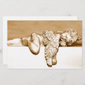 エンジェル 便箋 (正面/裏面)