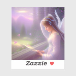 エンジェル – 取り外し可能ビニール –  シール