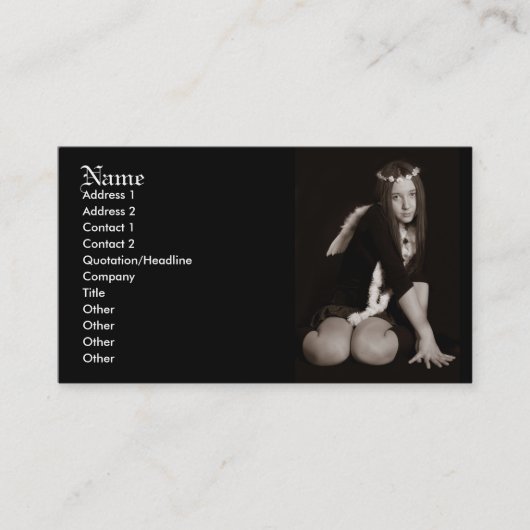 エンジェル 名刺 (正面)