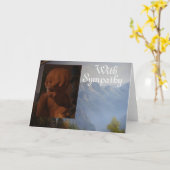 エンジェル 哀悼 カード (黄色い花)