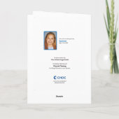 エンジェル - 子供たちの芸術作品（CHOC） ノートカード (裏面)