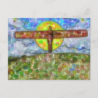 エンジェル（水色） ポストカード