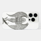 エンジェル – 白黒デザイン Case-Mate iPhoneケース (裏面 (横))
