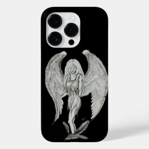 エンジェル – 白黒デザイン Case-Mate iPhone 14 PROケース