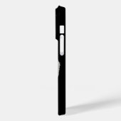 エンジェル – 白黒デザイン Case-Mate iPhoneケース (裏面 / 左)