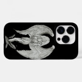 エンジェル – 白黒デザイン Case-Mate iPhoneケース (裏面 (横))