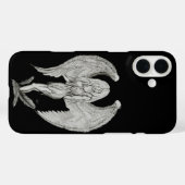 エンジェル – 白黒デザイン Case-Mate iPhoneケース (裏面 (横))