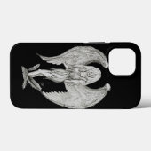 エンジェル – 白黒デザイン Case-Mate iPhoneケース (裏面 (横))
