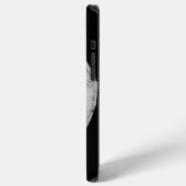 エンジェル – 白黒デザイン iPhoneケース (左側面)