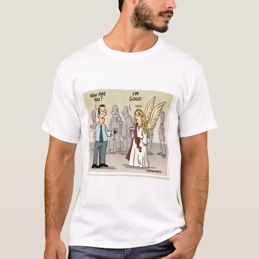 エンジェル – 私は良い Tシャツ (正面)