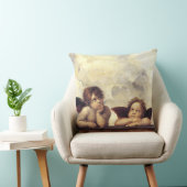 エンジェル/翼のあるチェリュブ，雲ラファエロSanzio クッション (椅子)