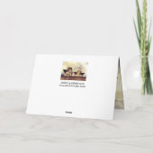 エンジェル/翼のあるチェリュブ,雲ラファエロSanzio サンキューカード (裏面)