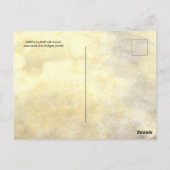 エンジェル/翼のあるチェリュブ,雲ラファエロSanzio ポストカード (裏面)