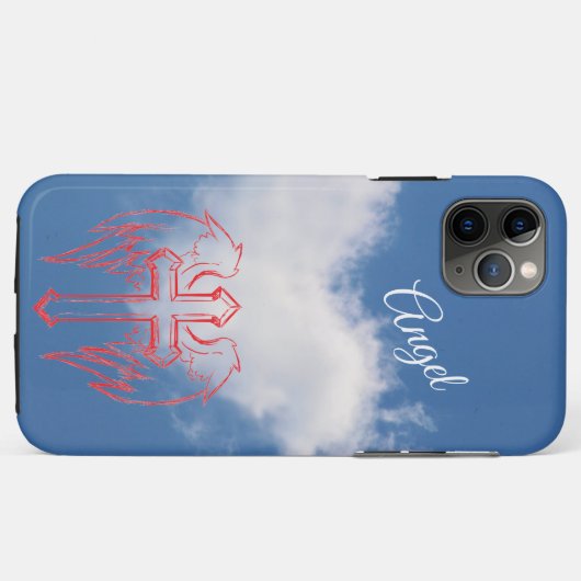 エンジェル Case-Mate iPhoneケース (裏面(横))