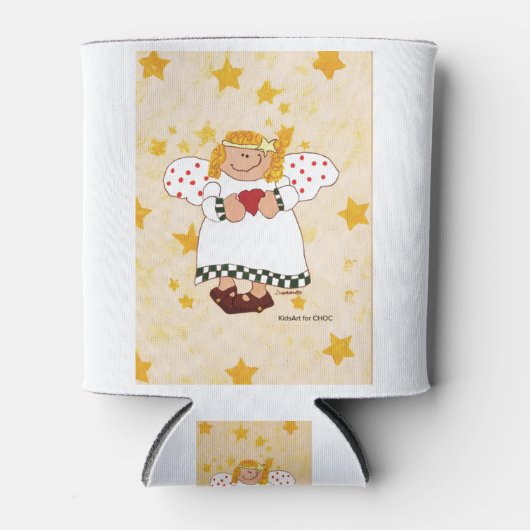 エンジェル – CHOC用キッズアート 缶クーラー (正面)