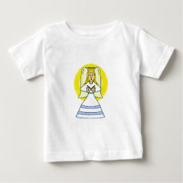 エンジェル Toddlerフリルワンピース ベビーTシャツ