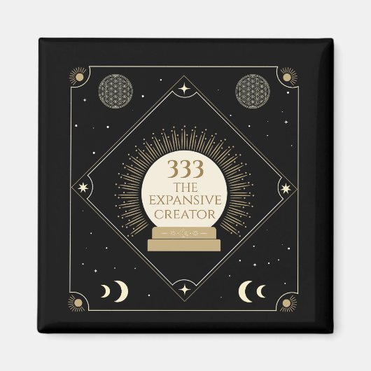 エンジェルNumber 333拡張創造者磁石 マグネット (正面)