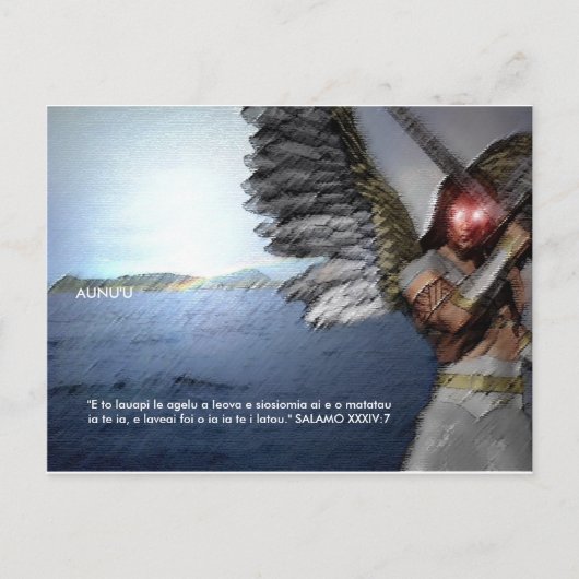 エンジェ保護ルズアヌー ポストカード (正面)