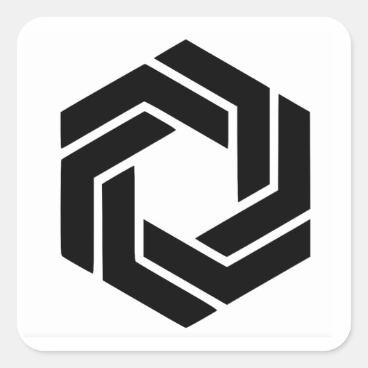 エンジオネールステッカー スクエアシール (正面)