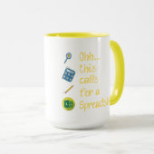 エンジニおもしろいア – スプレッドシートの呼び出し マグカップ (正面右)