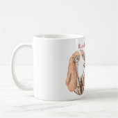 エンジニおもしろいーズ・ライフ – Tweetで犬を探す コーヒーマグカップ (左)