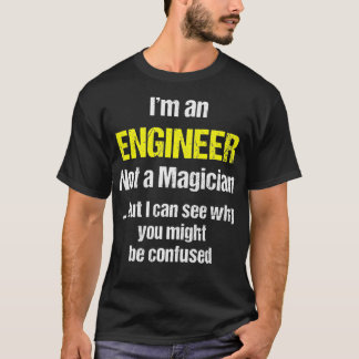 エンジニアおもしろいギフトはマジシャンではない(_8) Tシャツ