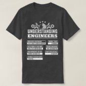 エンジニアおもしろいMechanical Engineeringについて Tシャツ (デザイン正面)