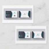 エンジニアおよびビジネス会社向け名刺 名刺 (正面/裏面)