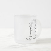 エンジニアおよび作家のマグ フロストグラスマグカップ (正面右)