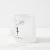 エンジニアおよび作家のマグ フロストグラスマグカップ (正面左)