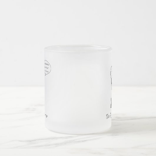 エンジニアおよび作家のマグ フロストグラスマグカップ (中央)