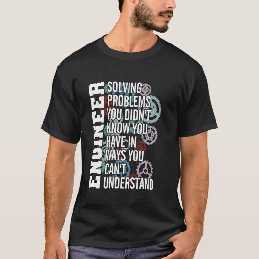 エンジニアが問題を解決するユーザーが知らなかった問題 Tシャツ (正面)