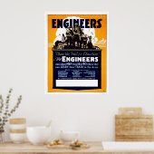 エンジニアが教育の道を燃やす! ポスター (キッチン)