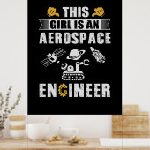 エンジニアこの女の子は航空宇宙技師だ ポスター (キッチン)
