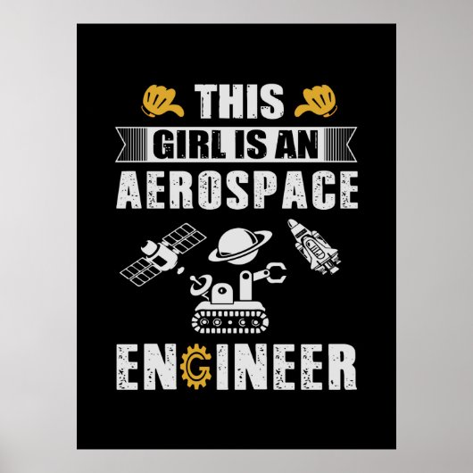 エンジニアこの女の子は航空宇宙技師だ ポスター (正面)
