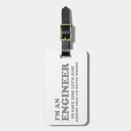 エンジニアだ ラゲッジタグ (正面縦)