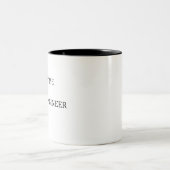 エンジニアである私を信頼する ツートーンマグカップ (中央)
