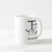 エンジニアですから信じてください  コーヒーマグカップ (正面右)