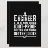 エンジニアです。馬鹿でも使えるものを作ろうと試みる セーブザデート (正面/裏面)