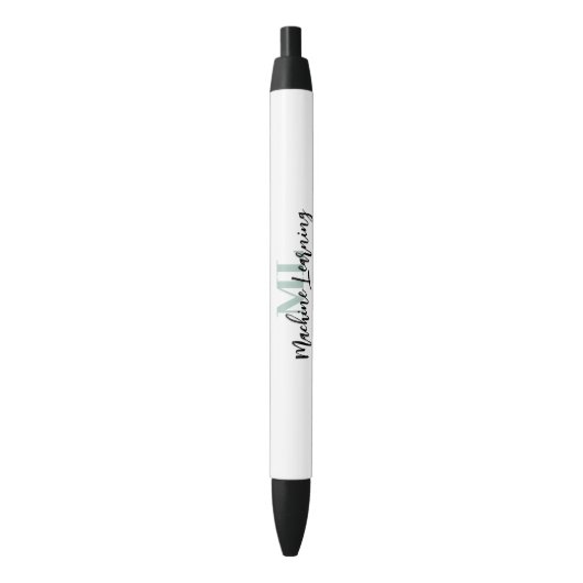 エンジニアとML愛好家のための - MLペン ✨🖊️ 青ボールペン (正面縦)