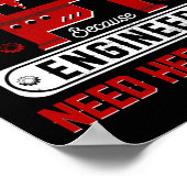 エンジニアにもヒーローが必要なCNC機械工 ポスター (角)