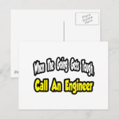 エンジニアに電話する ポストカード (正面/裏面)