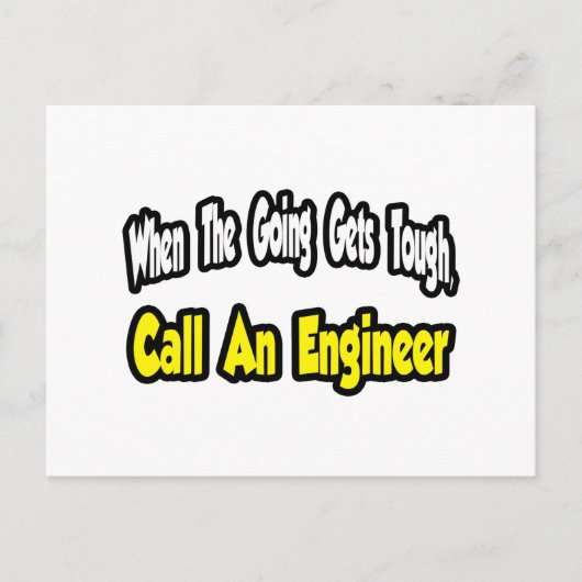 エンジニアに電話する ポストカード (正面)