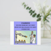 エンジニアのためのエンジニアリングジョーク ポストカード (スタンド正面)