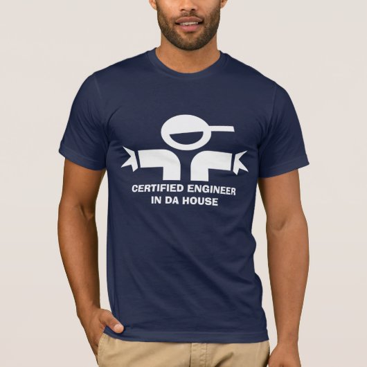 エンジニアのための名言付きおもしろTシャツ Tシャツ (正面)