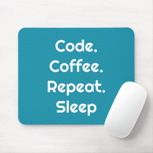 エンジニアのための - コード. コーヒー. 眠る マウスパッド (マウス)