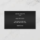 エンジニアのスローガンの名刺 名刺 (裏面)