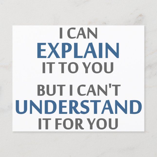 エンジニアのモットーでは理解できない (正面)