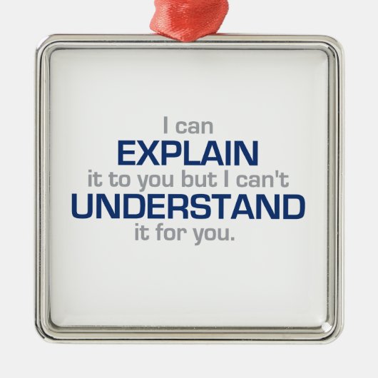 エンジニアのモットー-科学のタイプ物 メタルオーナメント (正面)